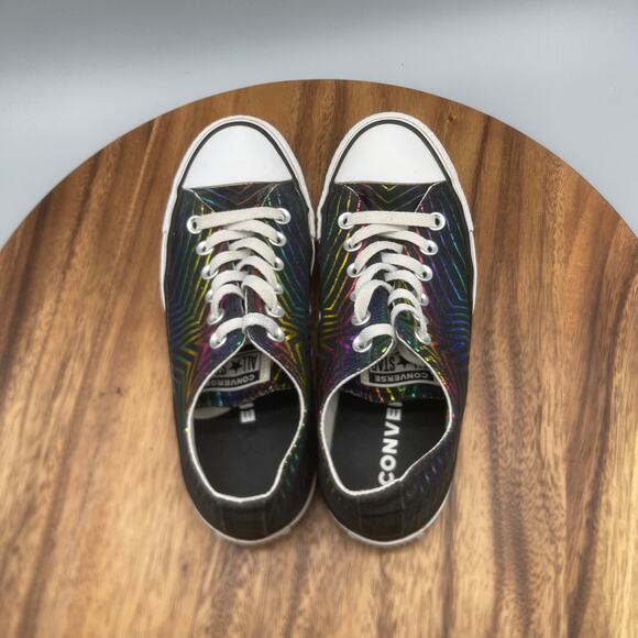 Converse Chuck Taylor All Star Ox Shoes Womens 7 All Of The Stars Black Sneakers - Picture 5 of 8